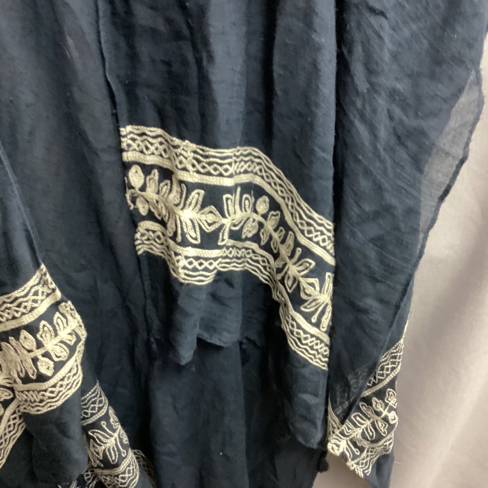 Torrid Kimono Duster Cover Up Embroidered Trim Lightweight‎ Plus Size One Size - Picture 7 of 12